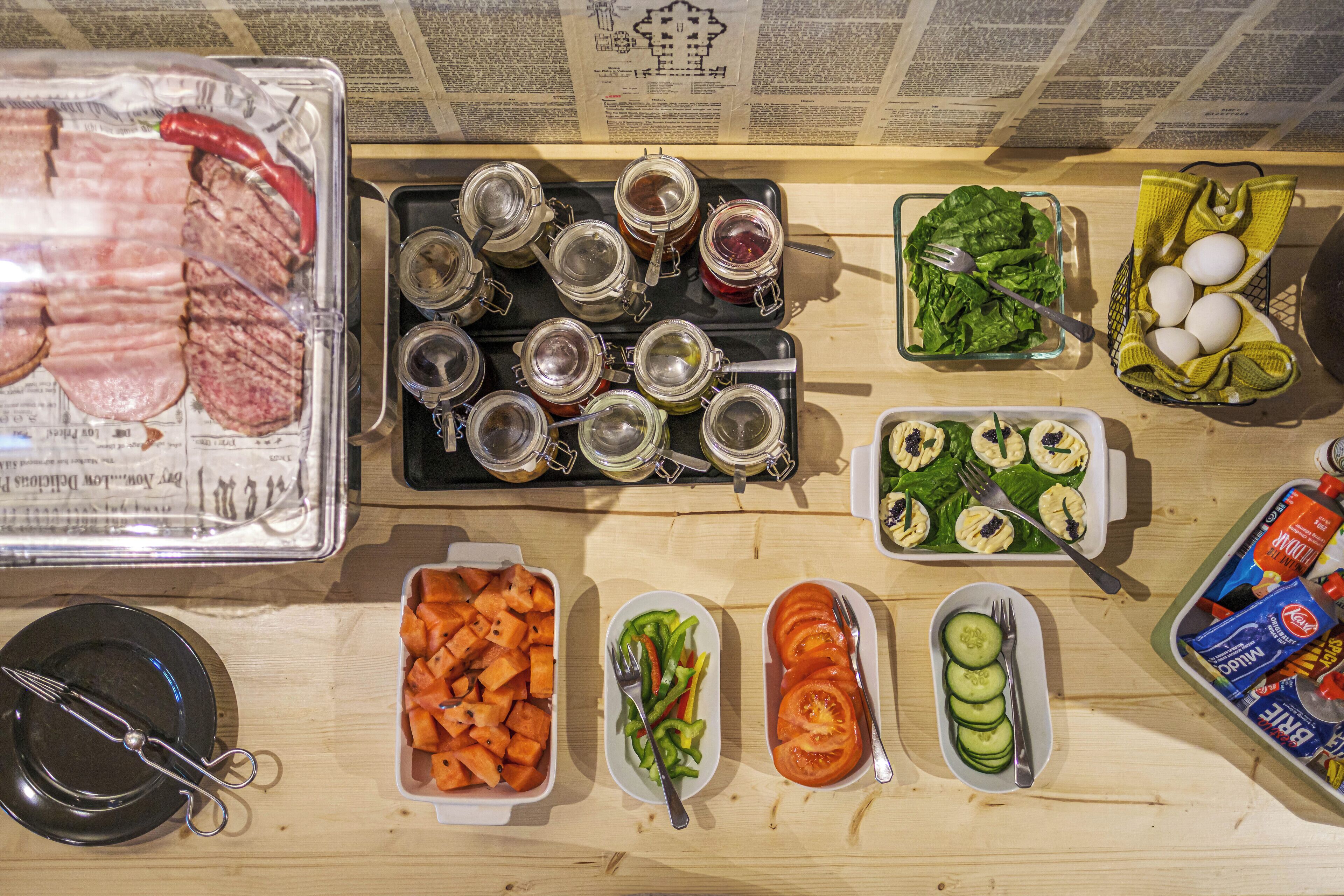 daily buffet breakfast (sek 99 per person)