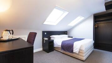 Family Room | Desk, blackout drapes, iron/ironing board, free WiFi