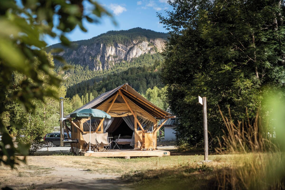 Deluxe Tent (Trappeur II) | Terrace/patio