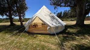Tent, 1 Double Bed | Blackout drapes, iron/ironing board, bed sheets - Hotel Chacra Bereshit (Manatiales)