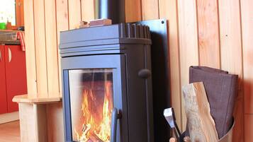 Chalet, 2 Bedrooms | Fireplace