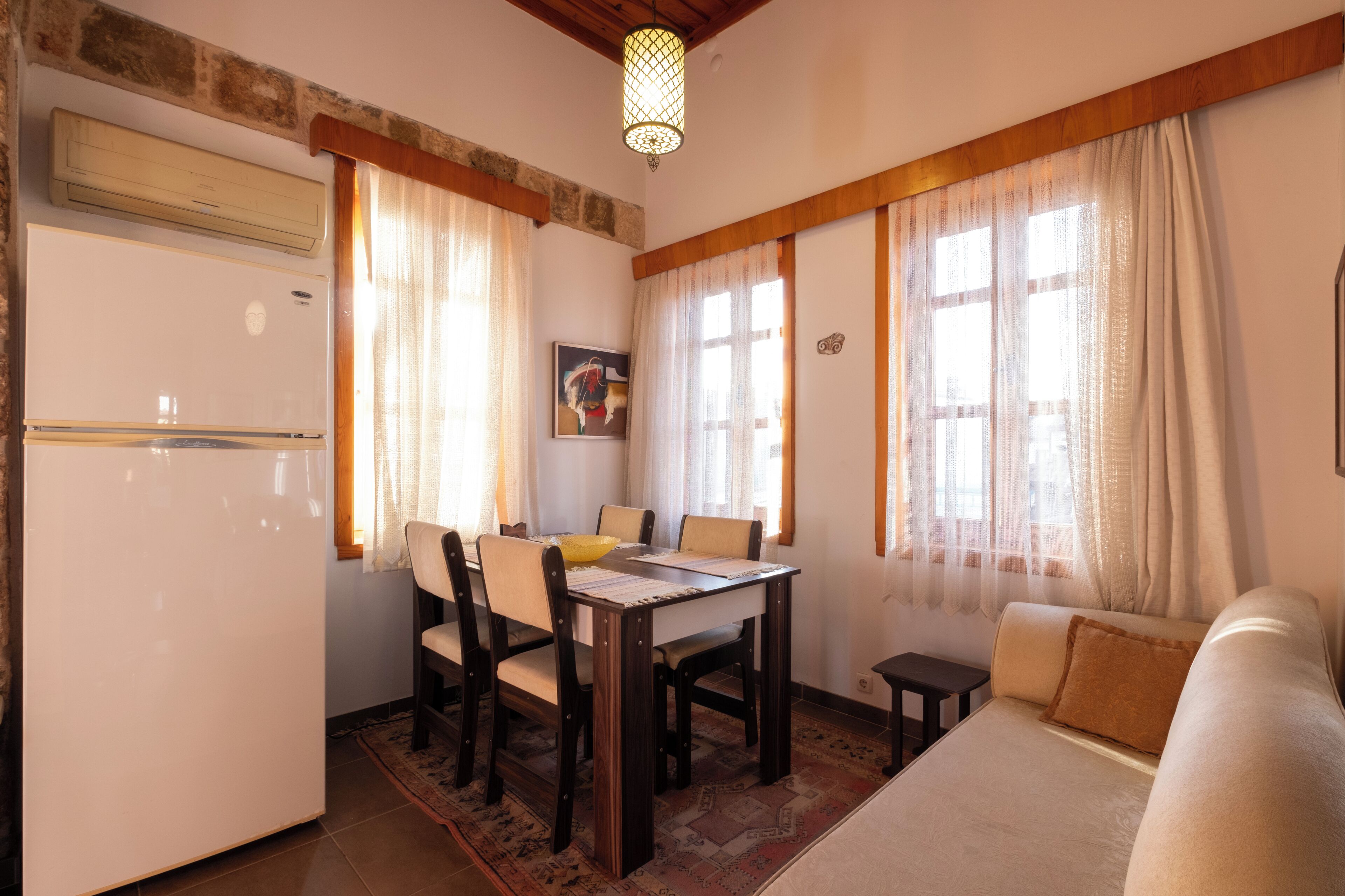 family condo, 2 bedrooms, sea view, courtyard area | living area | 180-inch smart tv with digital channels, tv, netflix