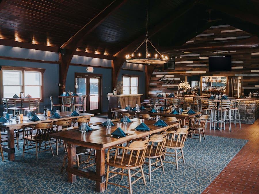 Dîner servi sur place