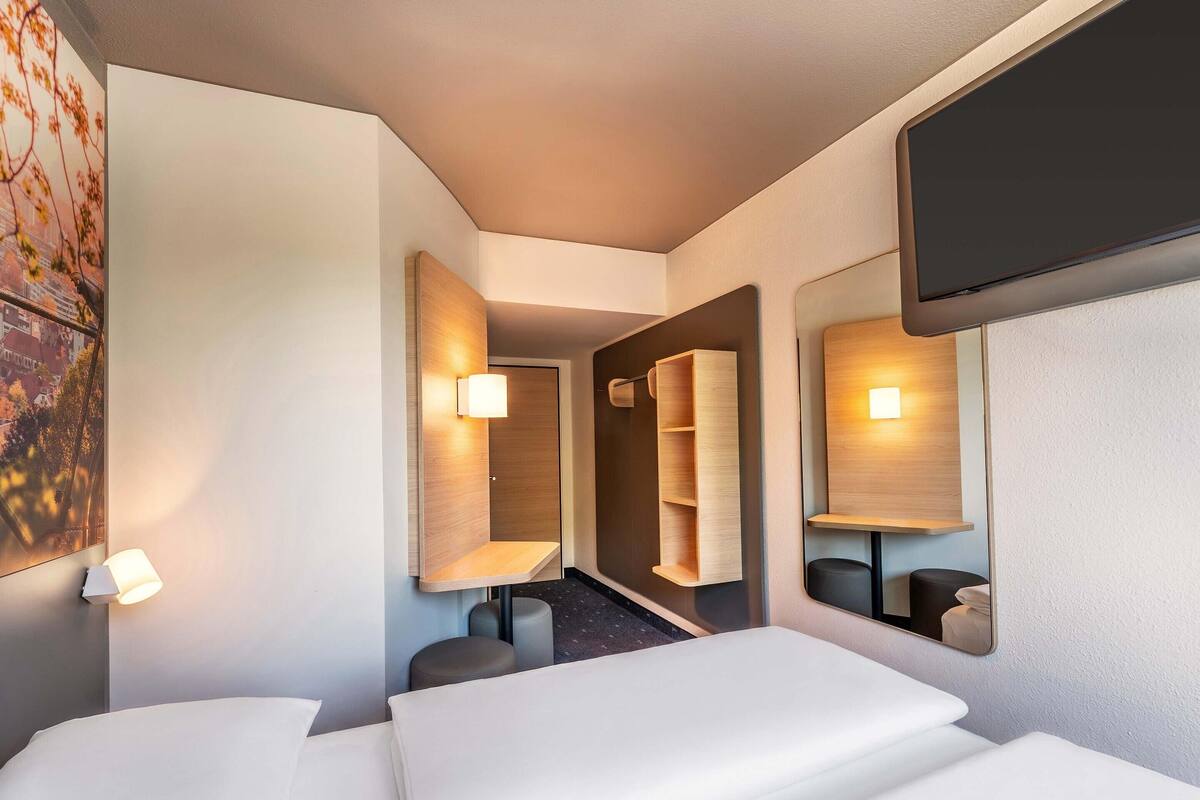 Habitación doble | Escritorio, cortinas opacas, sistema de insonorización y wifi gratis