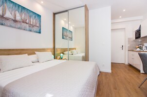 In-room safe, desk, blackout curtains, iron/ironing board