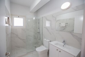 Villa, 4 Bedrooms, Private Pool | Bathroom shower - Jason 8  Villa (Paralimni)