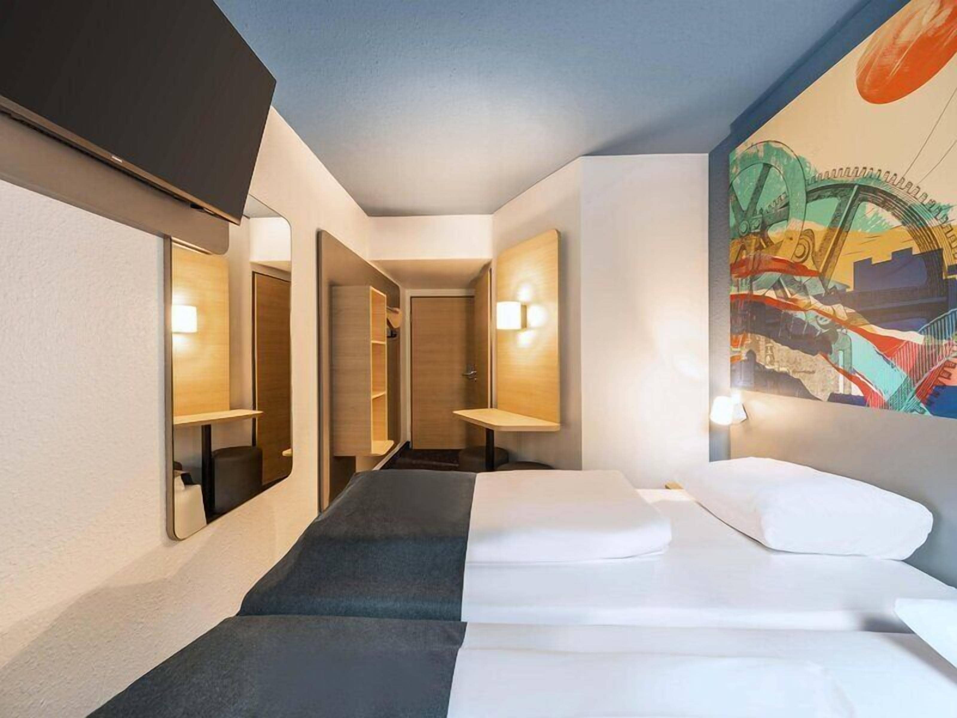 Doppelzimmer | Schreibtisch, Verdunkelungsvorhänge, schallisolierte Zimmer
