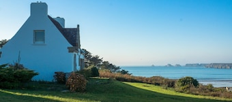 House beach Goulien at 600m, breathtaking views of the ocean