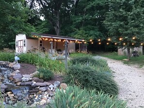 Property grounds - Historic Lodge all ready for your Hallmark Christmas! (Keezletown)