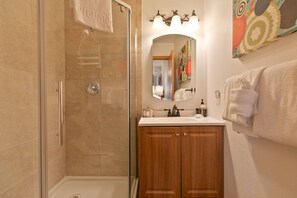 Shower, hair dryer
