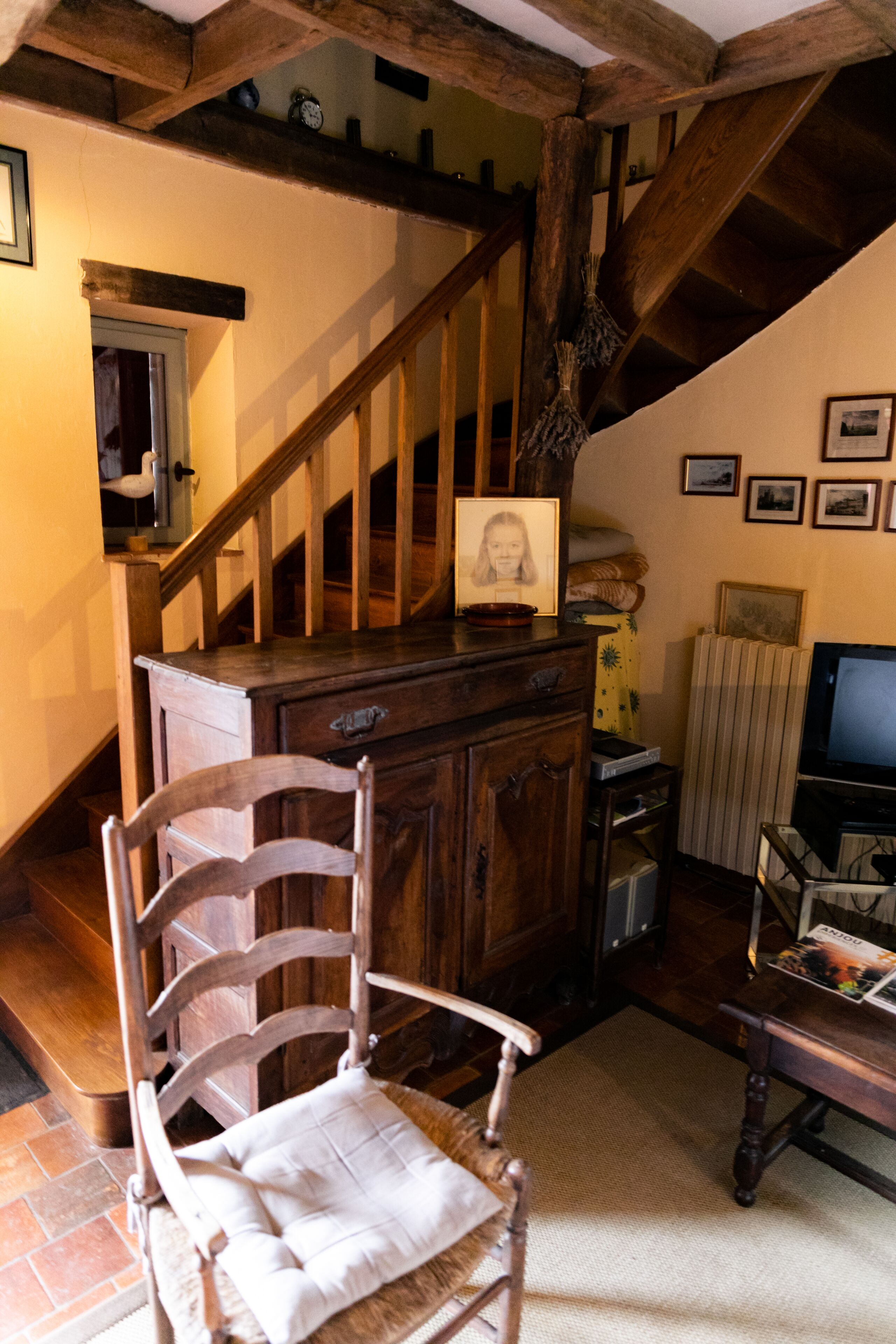 Cottage (Le Layon) | Woonruimte | Flatscreentelevisie