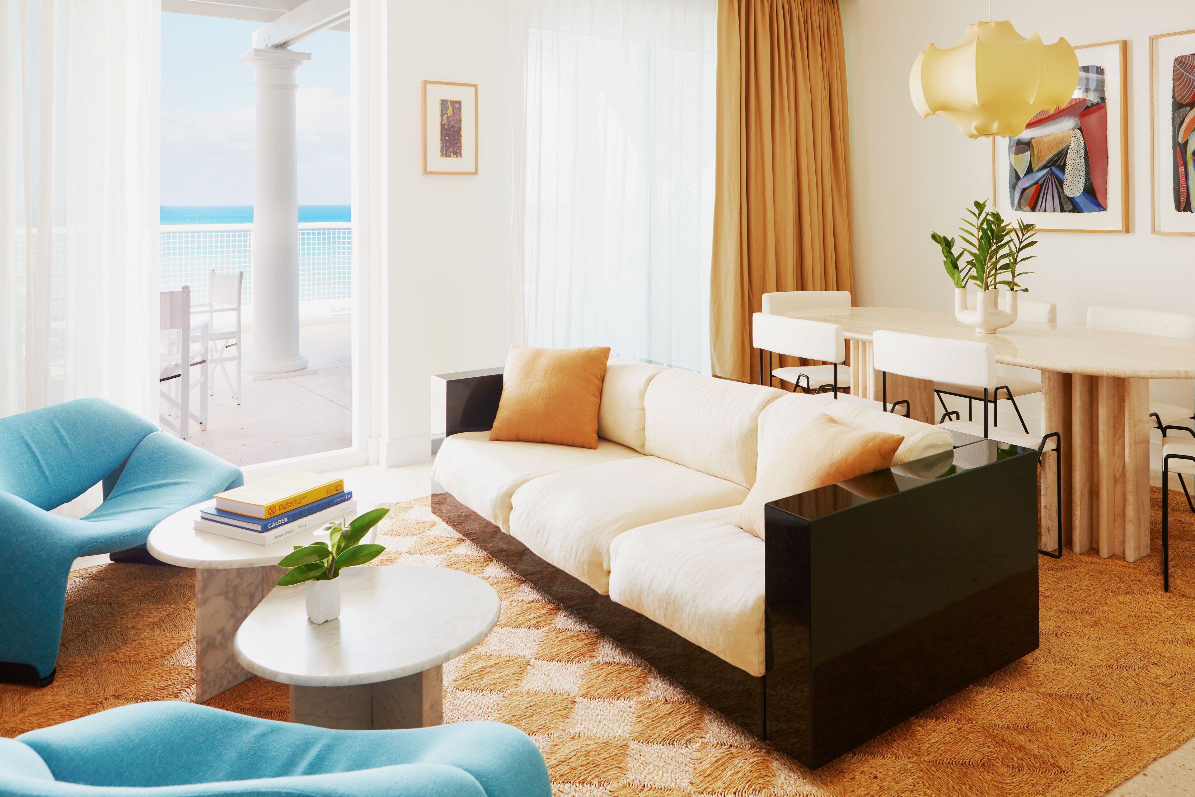 suite, multiple beds, beachfront (two bedroom beachfront  penthouse sui) | living room | 55-inch smart tv with cable channels, tv, netflix