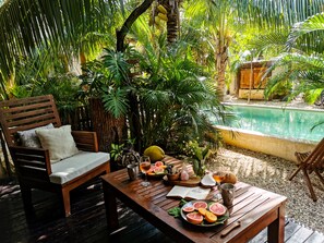 Nº 2 JUNGLE BEACH STUDIO A/C, WI FI, KITCHENETTE, TERRACE | Pemandangan dari kamar