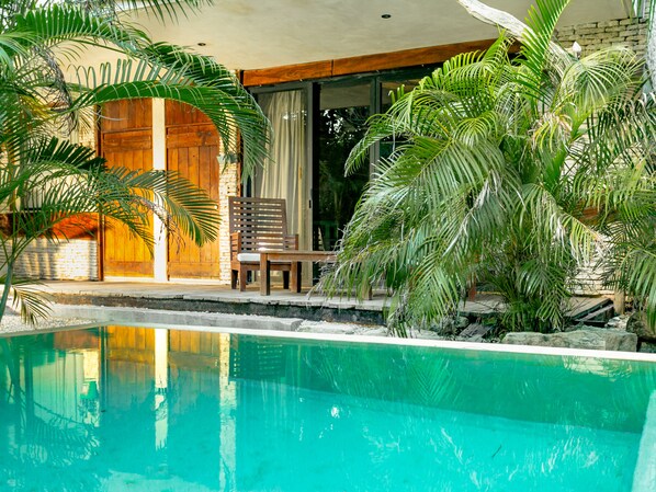 Nº 2 JUNGLE BEACH STUDIO A/C, WI FI, KITCHENETTE, TERRACE