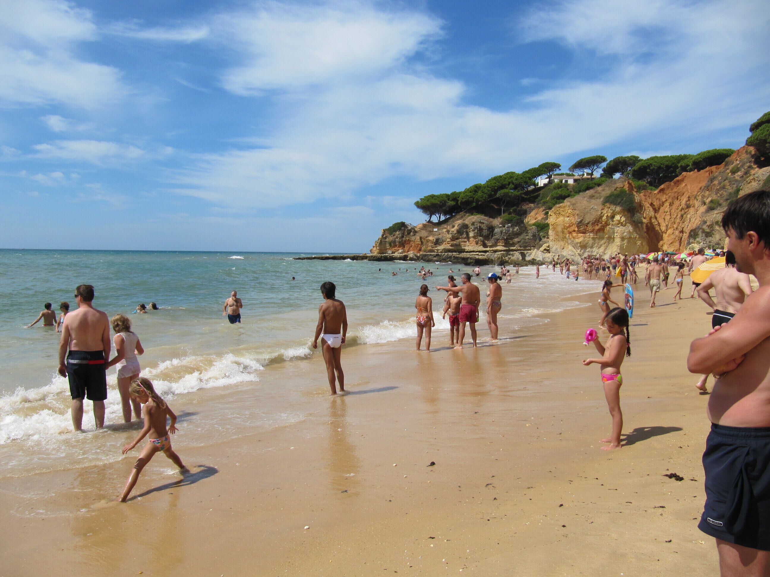 Plage à proximité, chaises longues, serviettes de plage