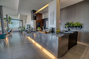 Fridge, microwave, oven, stovetop - LAST MINUTE -  Design villa, climatized pool, sea views 6 pers. (Tijoco Bajo)
