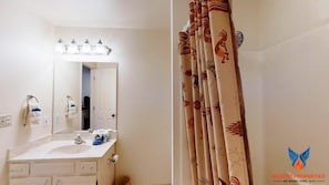 Combined shower/tub, towels - Close to Lifts | WiFi | Starlight 10 (Angel Fire)