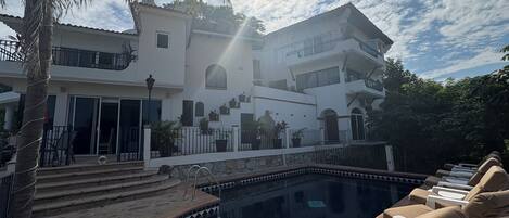 Una piscina riscaldata