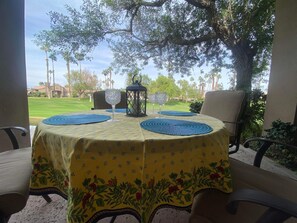 Outdoor dining