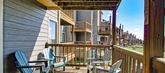Powderidge #31: 2 Bedrooms, 2 Full Baths: Slope Side, Wood Fireplace.