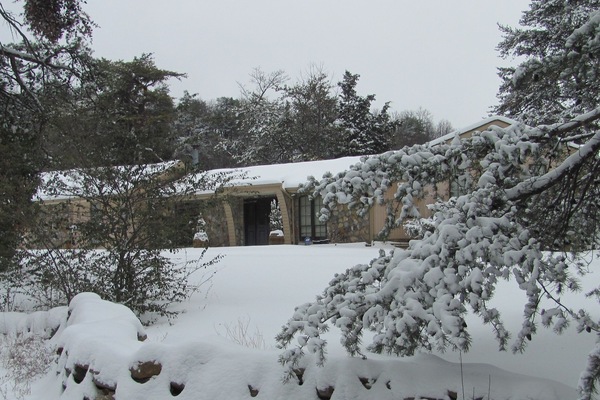 Montlake Retreat is a long rambling house, with four bedrooms and four baths.