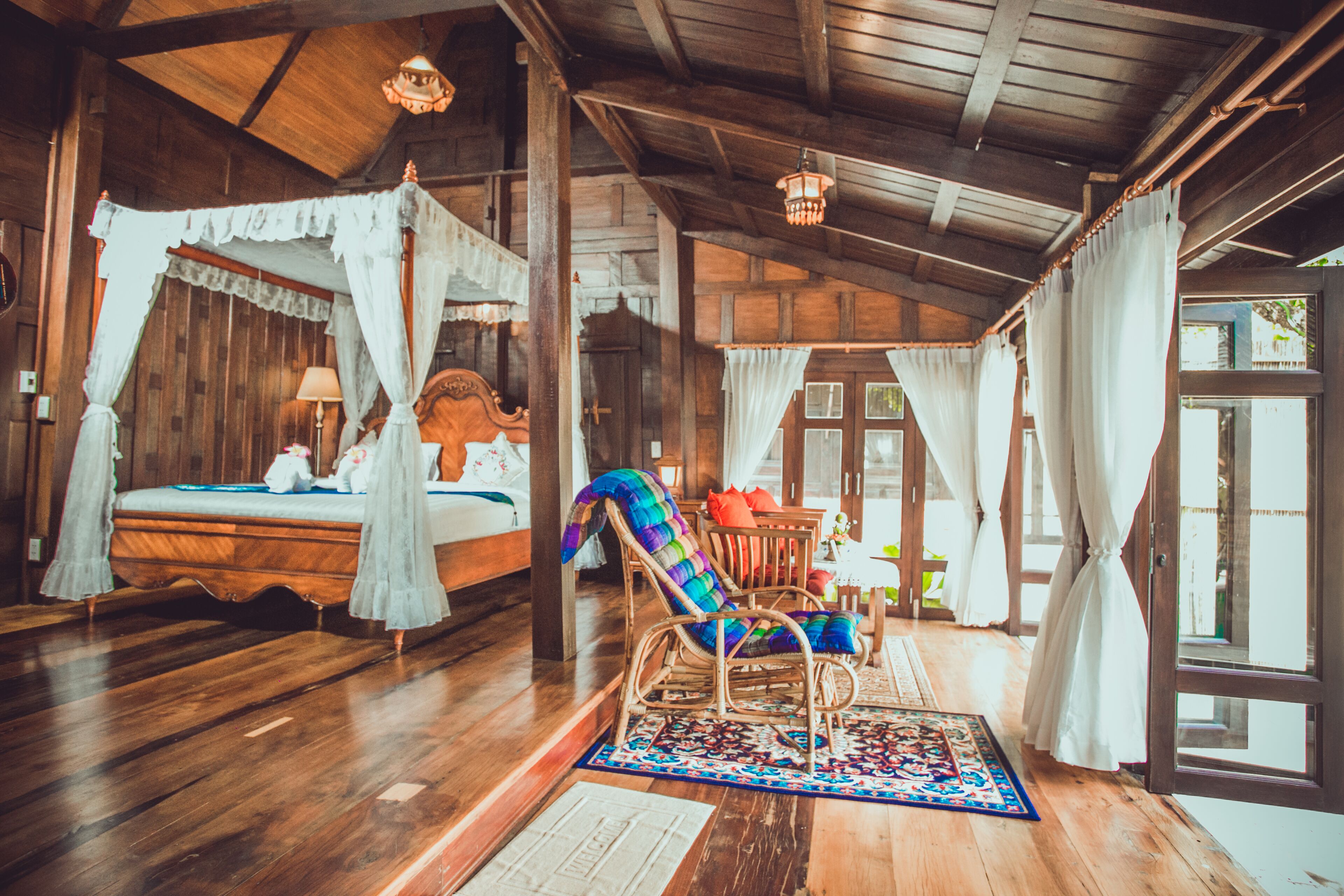 junior double bed with private pool | premium bedding, minibar, in-room safe, desk