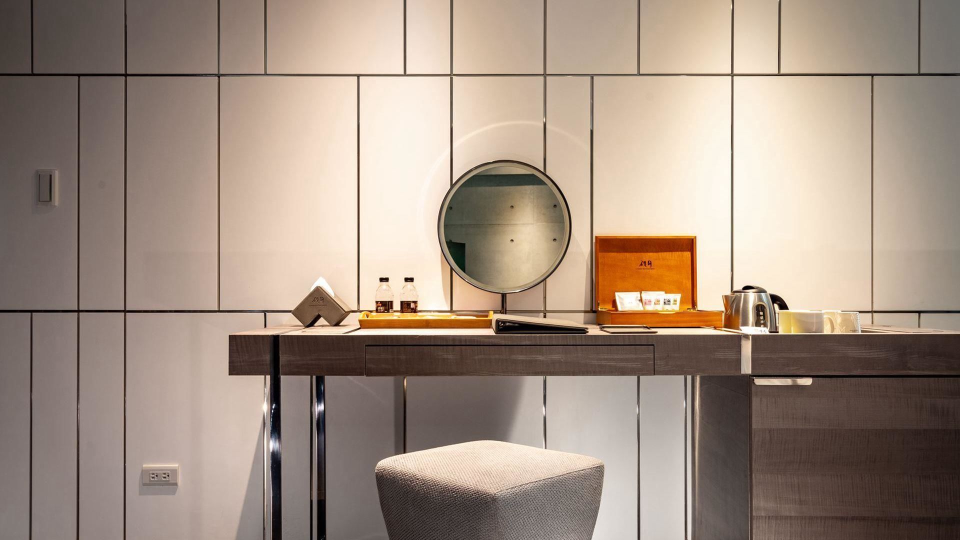 standard double room (moon) | desk, blackout curtains, free wifi, bed sheets