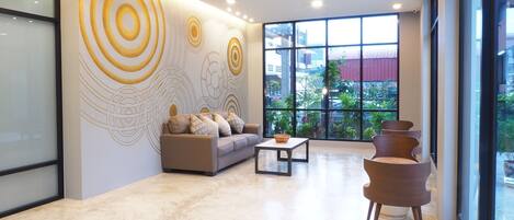 Lobby sitting area