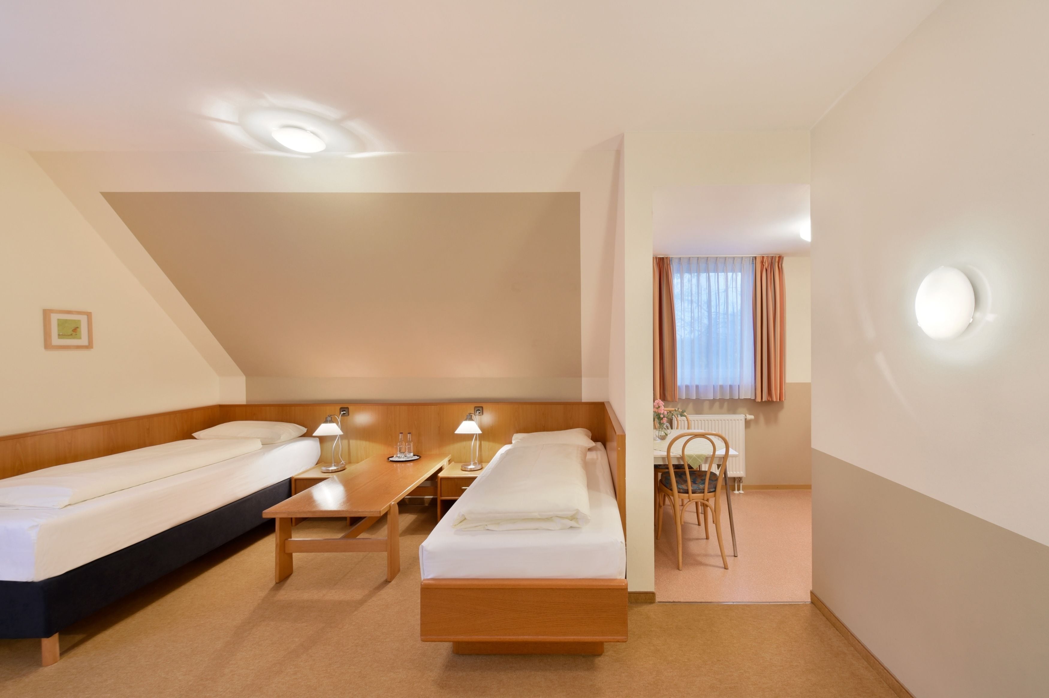 apartment | desk, blackout curtains, soundproofing, iron/ironing board