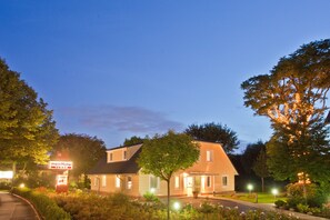 Front of property – evening/night