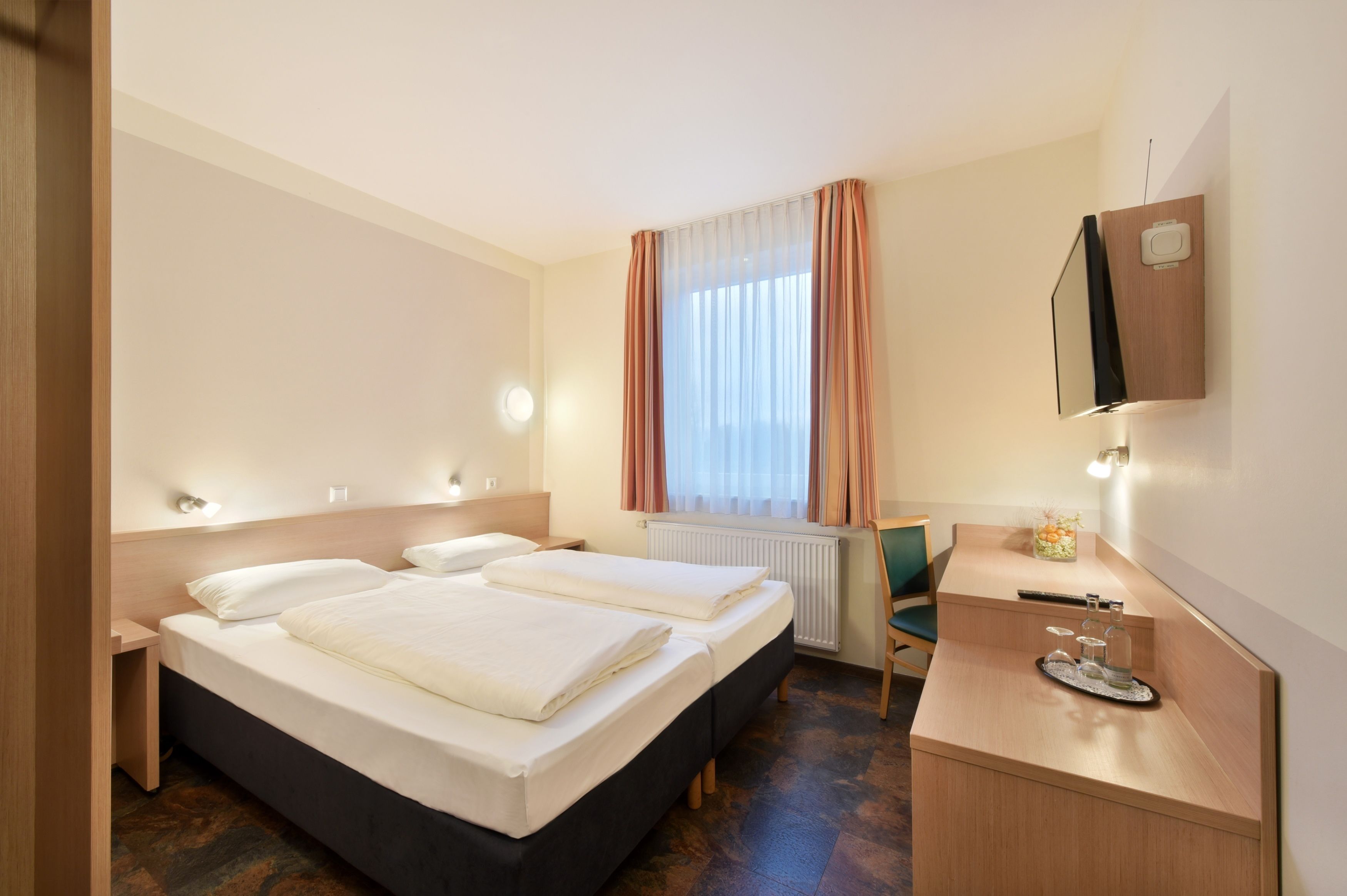 double room | desk, blackout curtains, soundproofing, iron/ironing board