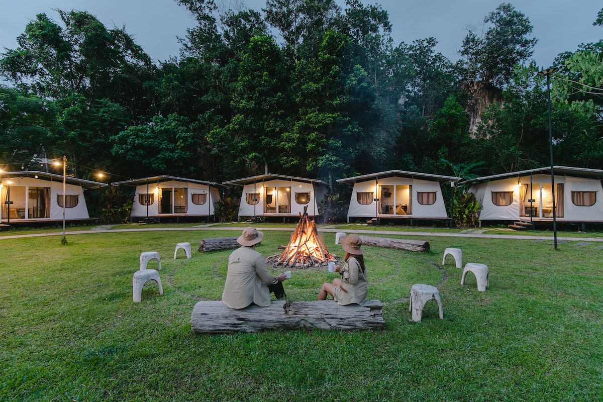 Marquee Tent with Private bathroom | Exterior