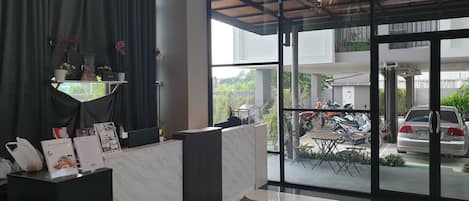 Sala de estar en el lobby