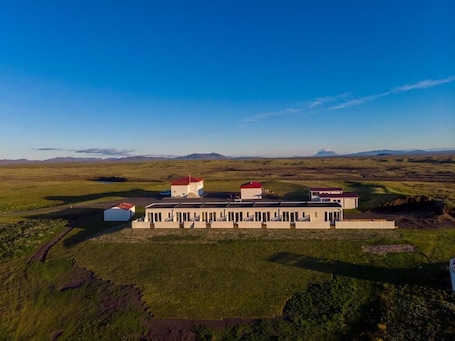 Aerial view. Grímstunga Guesthouse