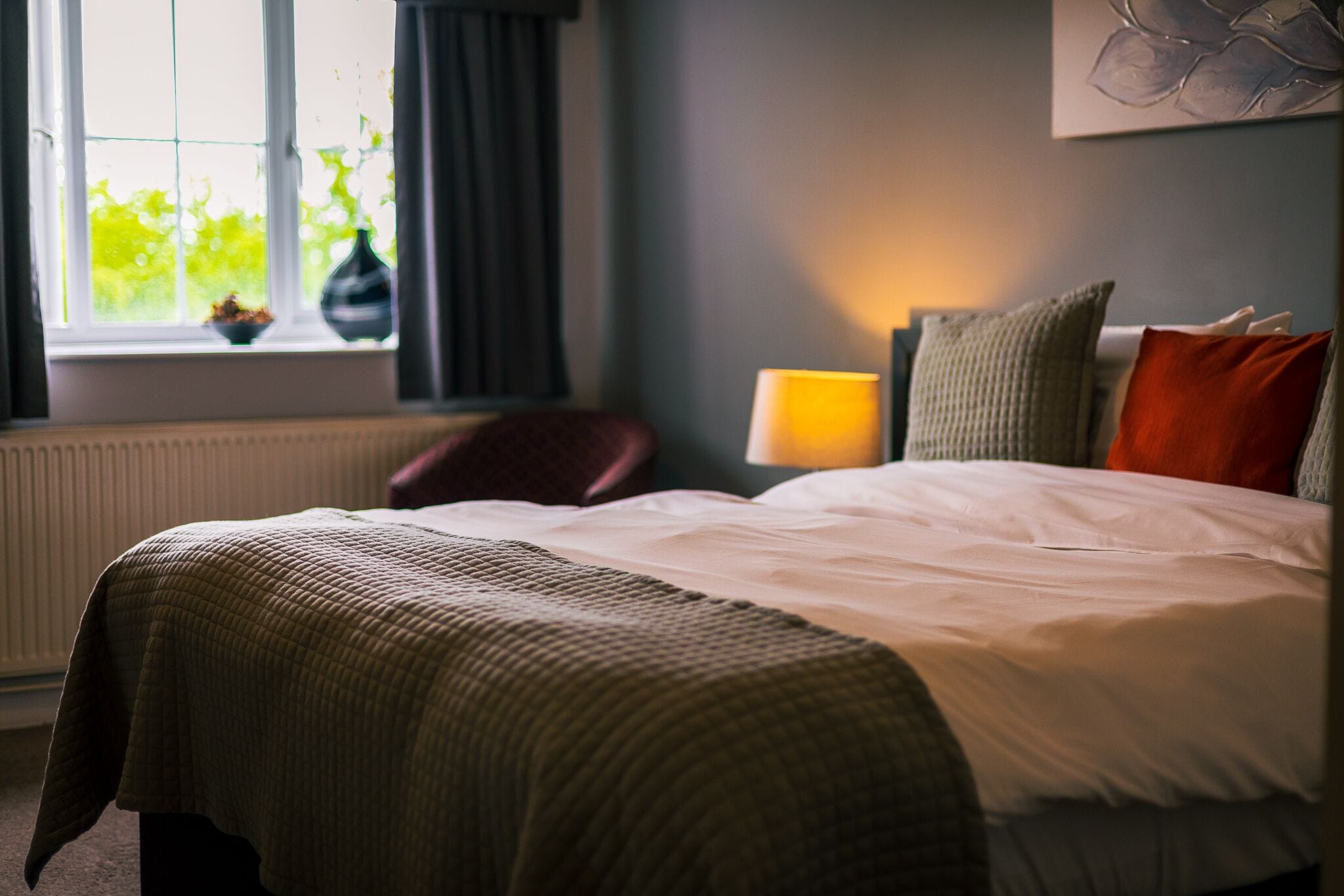 Kamar Double, kamar mandi pribadi | Wi-Fi gratis dan seprai linen