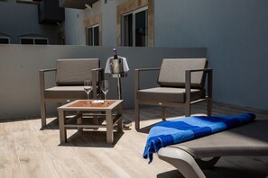 Double Room, Terrace, Pool View | Terrace/patio - Pebbles Resort (St. Paul's Bay)