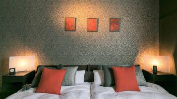 Căn hộ dành cho gia đình | Minibar, bàn, truy cập Internet không dây miễn phí, bộ trải giường