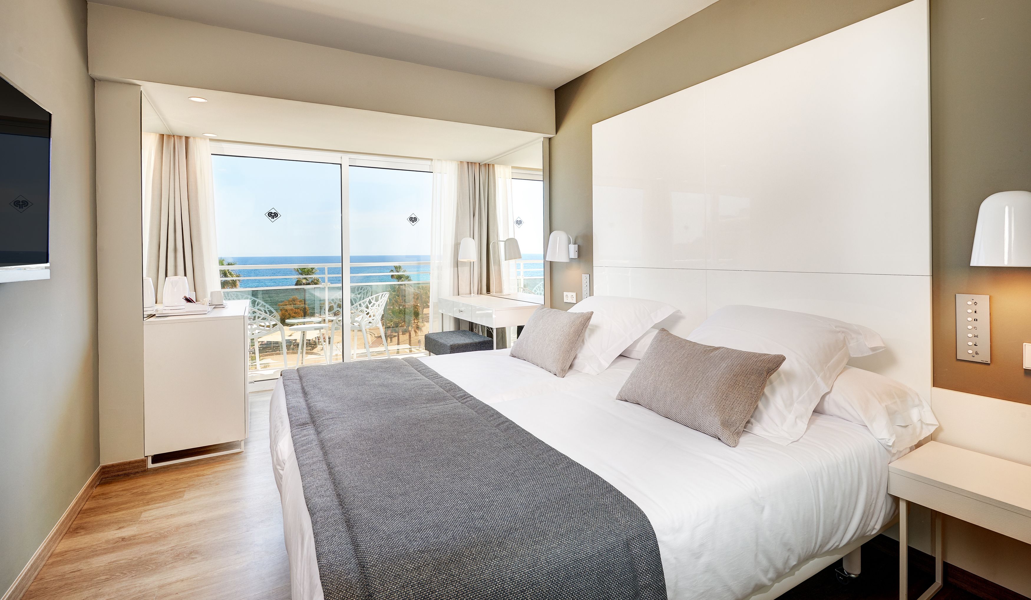 Double or Twin Room, Balcony, Sea View | View from room