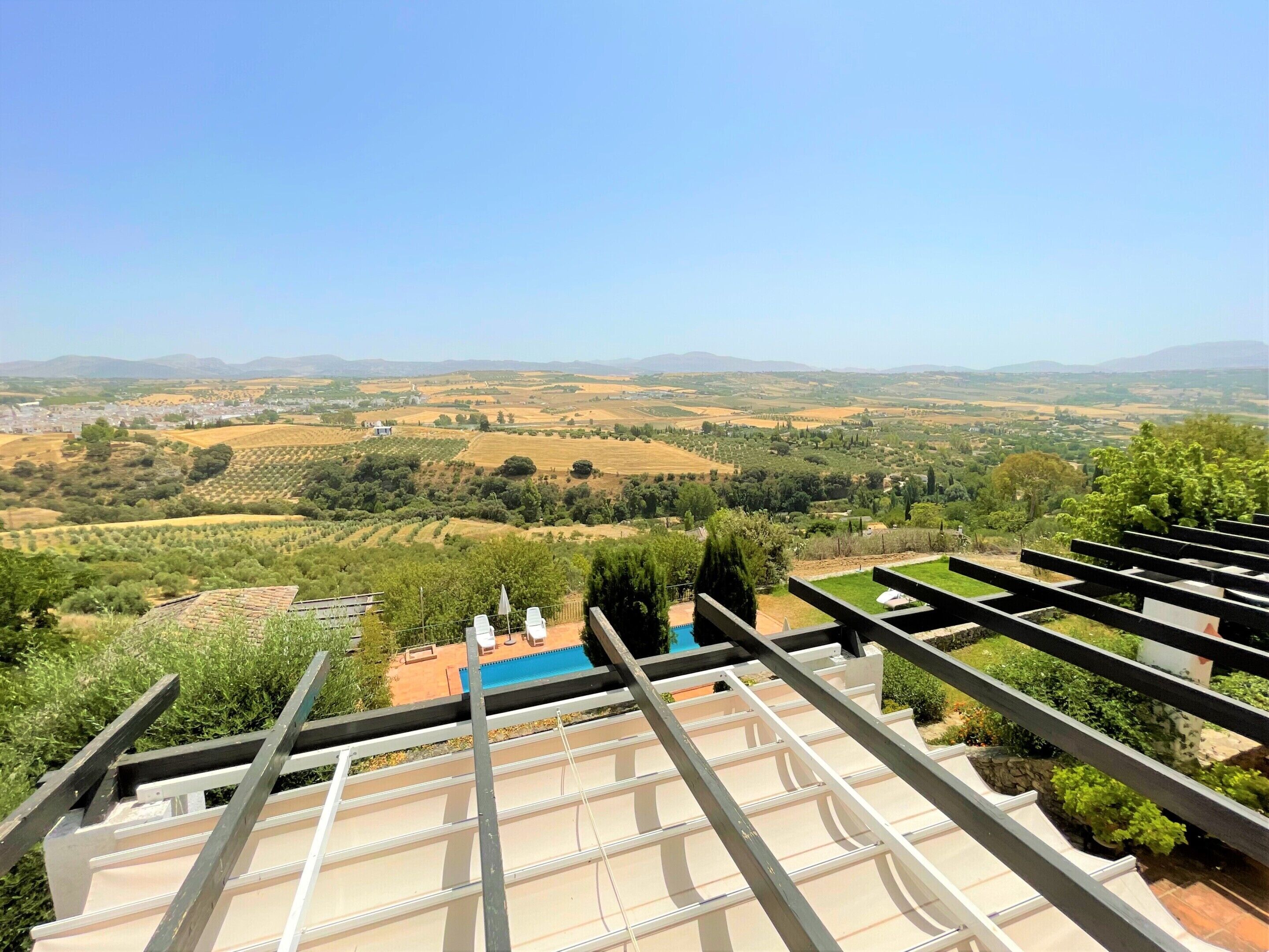 Uitzicht vanuit accommodatie