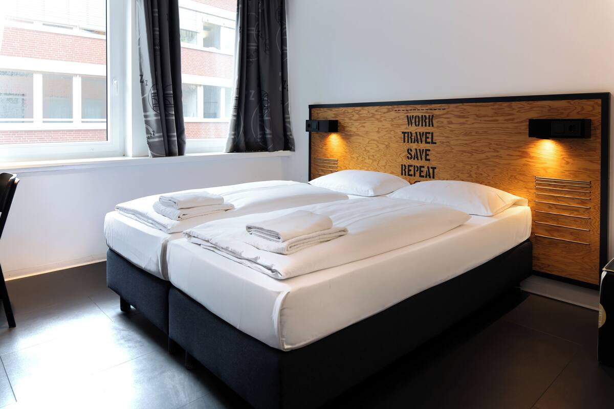 Premium bedding, soundproofing, free WiFi, bed sheets