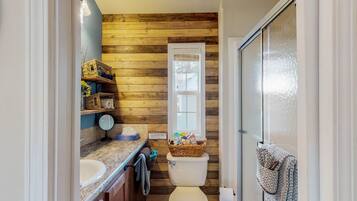 Free toiletries, hair dryer, towels