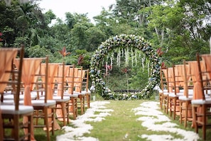 Área para banquetes al aire libre