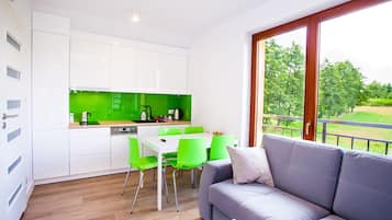 Apartment (Green) | Living area | LCD TV