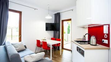 Apartment (Red) | Living area | LCD TV