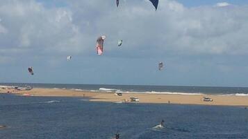 Enjoy kitesurfing and beach activities right at your doorstep.