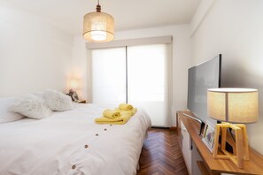 2 habitaciones y sábanas de algodón egipcio 