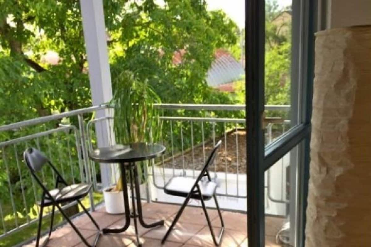 Eenpersoonskamer, balkon | Balkon