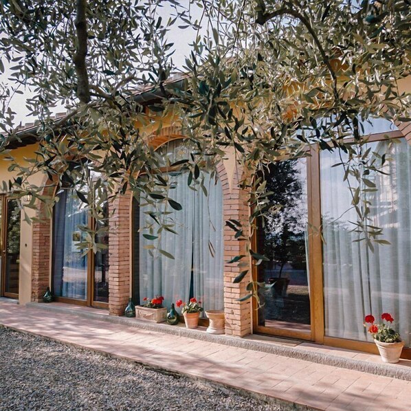 Fassade der Unterkunft