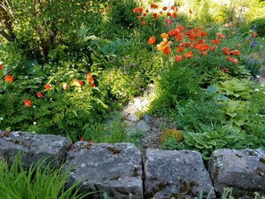 ห้องลักซ์ชัวรี่, เตียงคิงไซส์ 1 เตียง, พร้อมสิ่งอำนวยความสะดวกสำหรับผู้พิการ, ปลอดบุหรี่ | วิวสวน