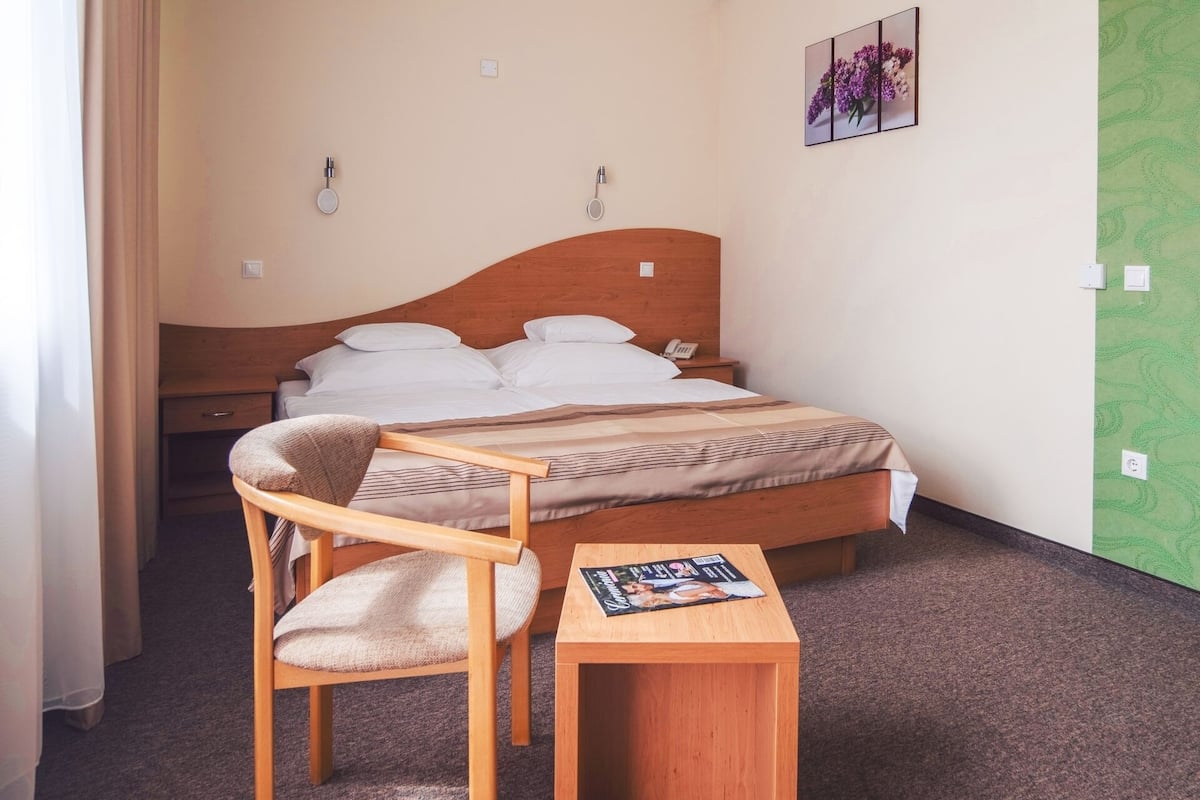 Premium tweepersoonskamer | 1 slaapkamer, een minibar, een bureau, verduisterende gordijnen